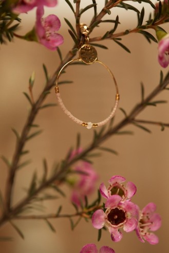 Boucles d'oreilles Lila Dorées