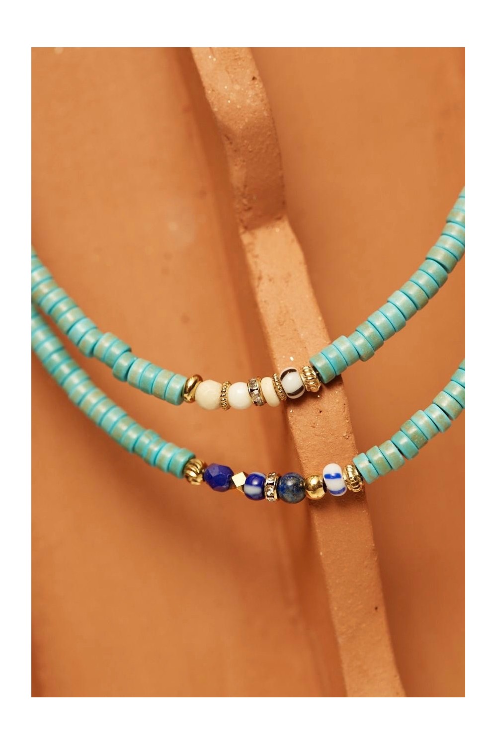 Bracelet Daria En Pierre Semi pr cieuses Turquoise By Garance ByGarance