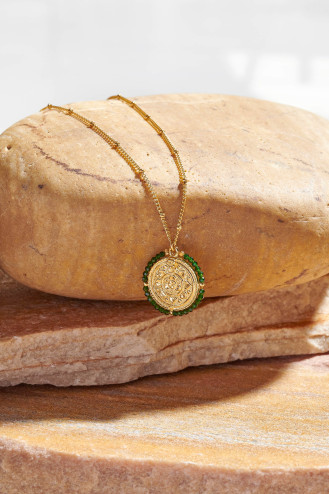 Collier médaille Erin