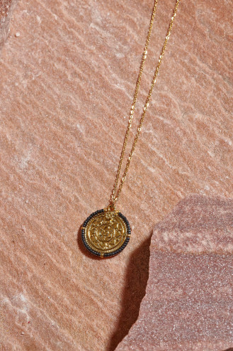 Collier médaille Rosa