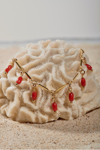 Collier FIly Corail