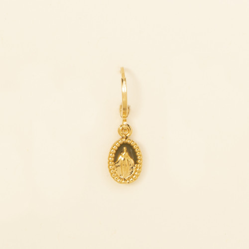 Boucles d'oreilles Hula kaki