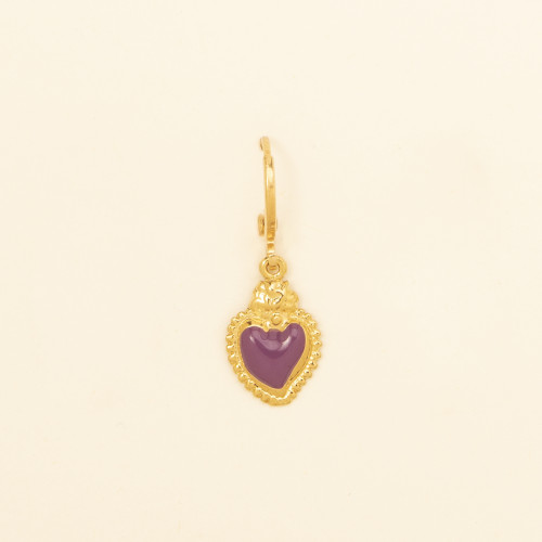 Boucles d'oreilles Iana violet