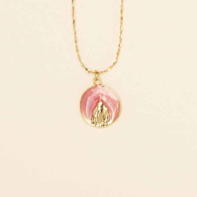 Collier vierge émaillée...