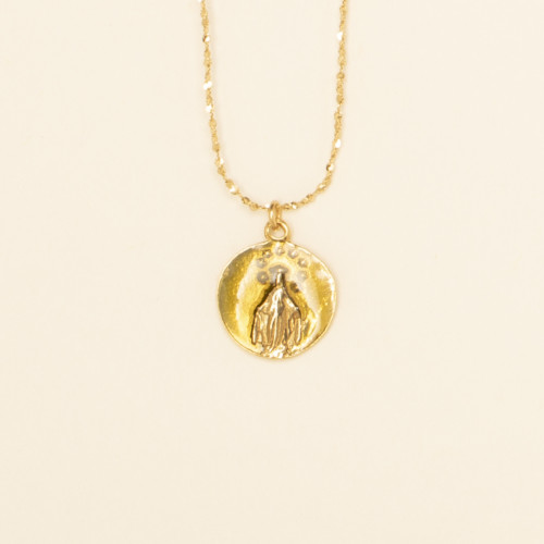 Collier vierge émaillée...