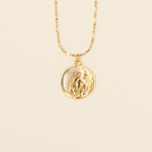 Collier vierge émaillée...