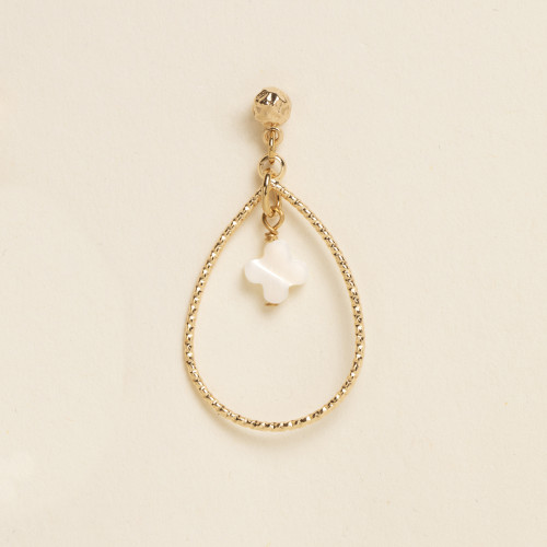 Boucles d'oreilles Eliz goutte