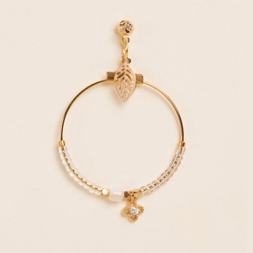 Boucles d'oreilles Diva trèfle