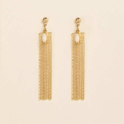 Boucles d'oreilles Desi frange
