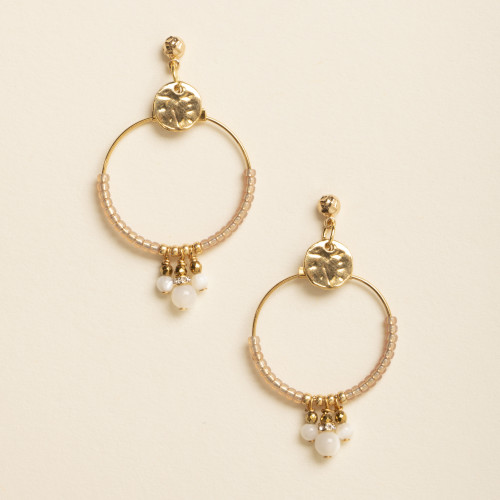 Boucles d'oreilles Evah nude