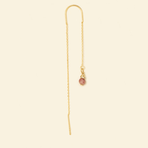 Boucles d'oreilles Bobi rose