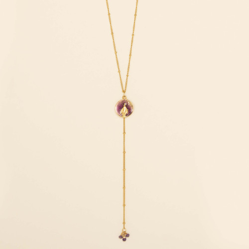 Collier Inda violet