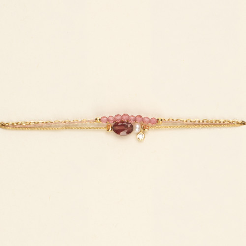 Bracelet Aime rose