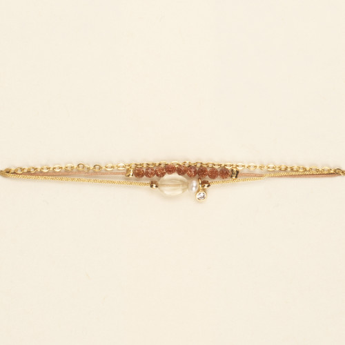 Bracelet Aime terracotta