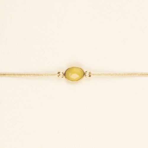 Bracelet Cody agate jaune