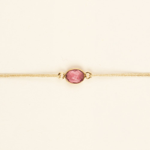 Bracelet Cody agate rose