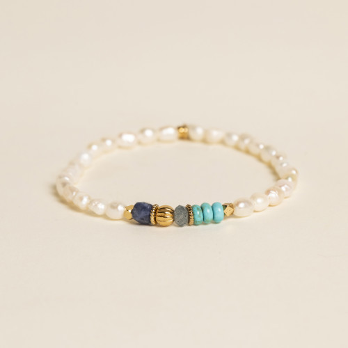 Bracelet Bibi bleu et...