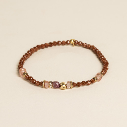 Bracelet Beca terracotta
