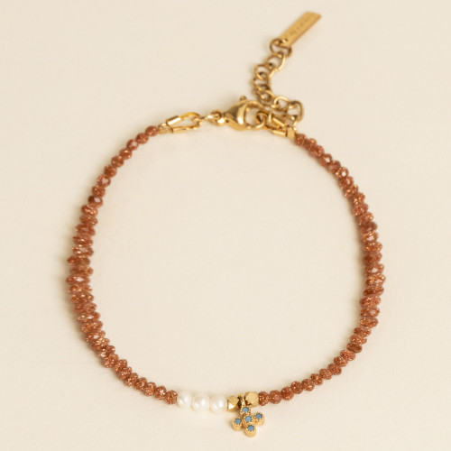 Bracelet Cara terracotta