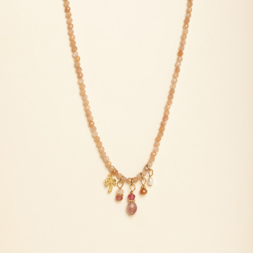 Collier Baïa pierre de lune...