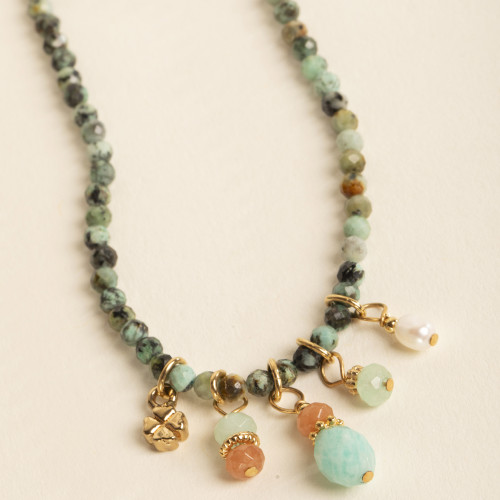 Collier Baïa turquoise