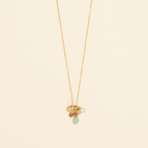 Collier Bell amazonite céladon