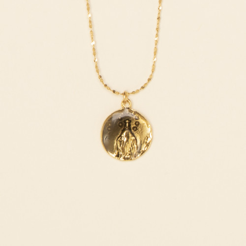 Collier vierge émaillée...