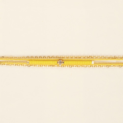 Bracelet Lila jaune