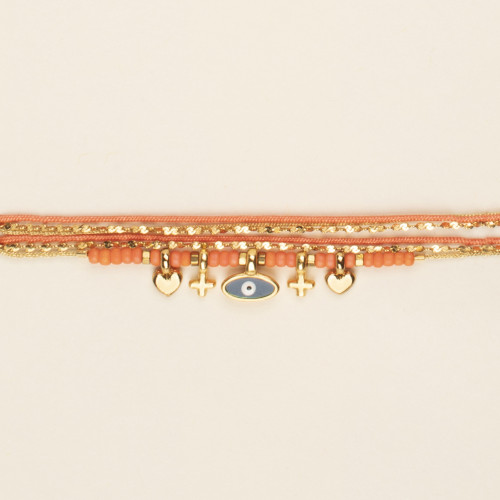 Bracelet Mell corail