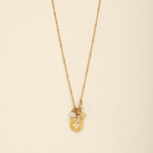 Collier Leny blanc