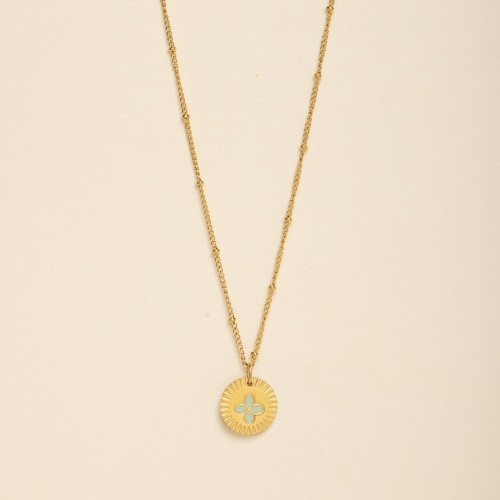Collier Maya bleu