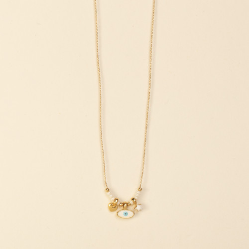 Collier Mell blanc