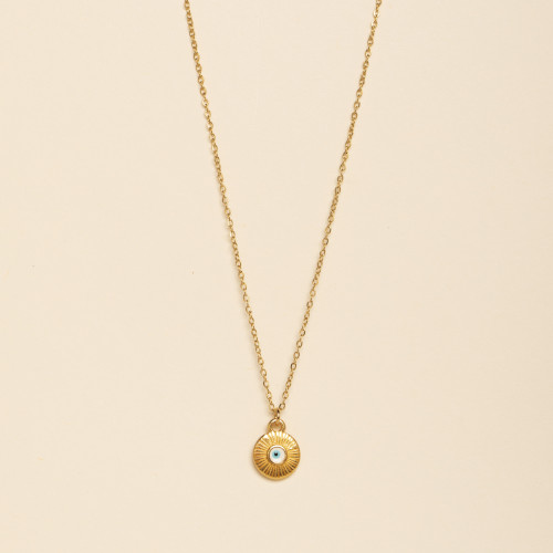 Collier Nile rond blanc
