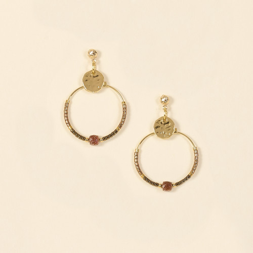 Boucles d'oreilles Aube...