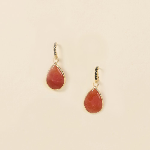 Boucles d'oreilles Beni orange