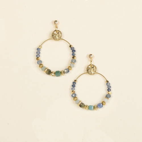 Boucles d'oreilles Bora jean
