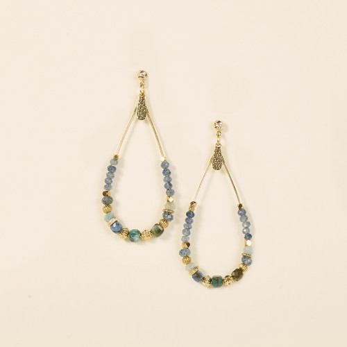 Boucles d'oreilles Bria jean