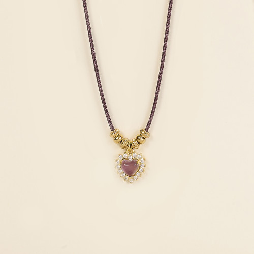 Collier Alby violet