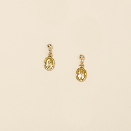 Boucles d'oreilles Jada kaki