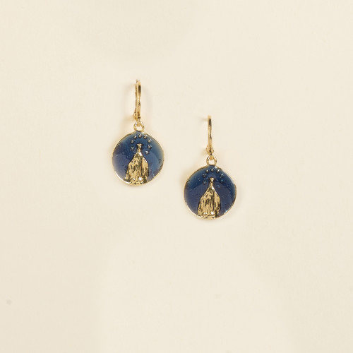 Boucles d'oreilles Liam marine