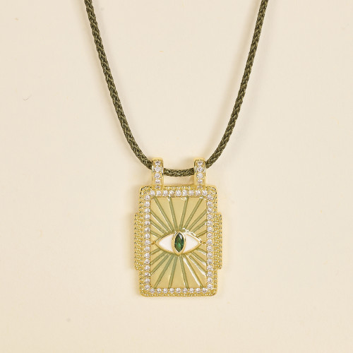 Collier Imra céladon