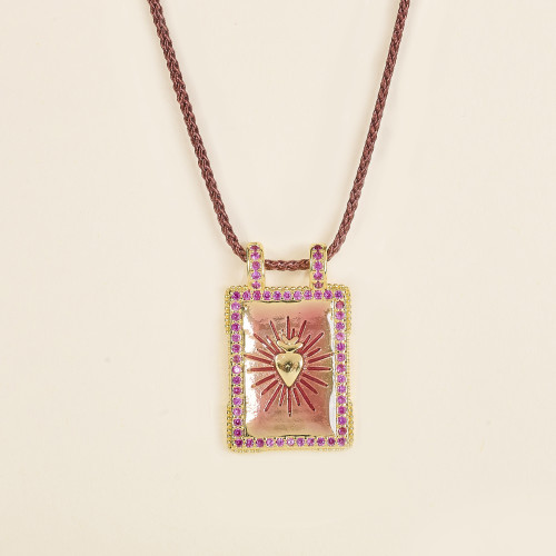 Collier Imra ex voto rose