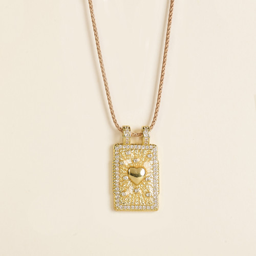 Collier Imra coeur doré