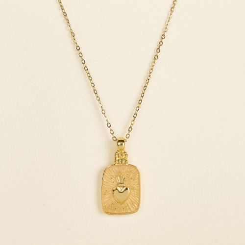 Collier Inez beige