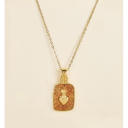 Collier Inez terracotta