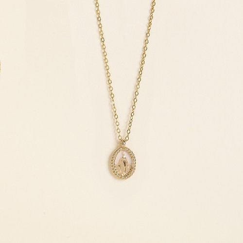 Collier Jada beige