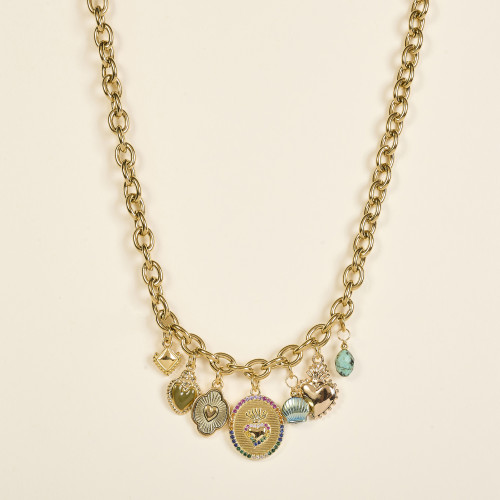 Collier Javi bleu