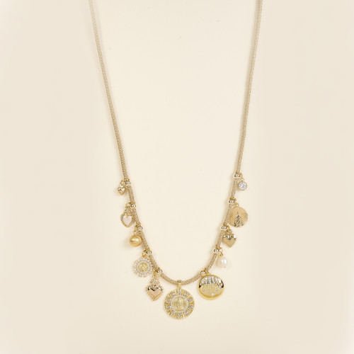 Collier Jina beige