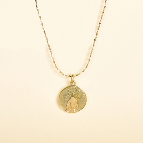 Collier Liam céladon