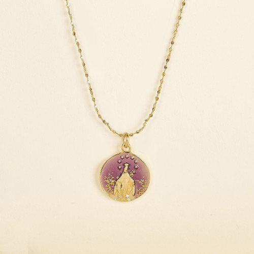 Collier Liam violet